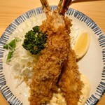銀座 梅林 - 海老フライ