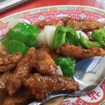 西湖園 - 酢豚。うまー！