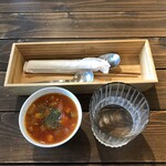 ザ ラサタ - セットのスープ