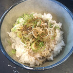 拉麺二段 - にぼネギご飯
