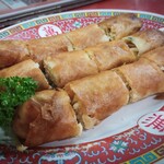 西湖園 - 自家製春巻き。うまー！