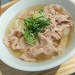 肉讃岐 甚三うどん - 肉かけ（温）