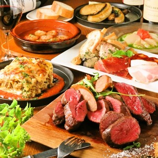 数種の炭火焼のお肉がメインのコースもおすすめ！