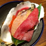 恵比寿屋 HANARE - ■焼き牡蠣贅沢肉巻き