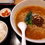 Tammen ya - 担々麺とライス(小)
