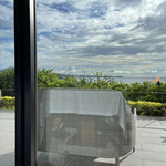 シルー - テラスにも席がありました