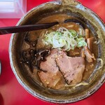 Ramen Gankutsuou - 焼き醤油らーめんです。