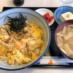 Junkissa Marina - ランチ マリーナ丼（鶏肉と海鮮の卵とじ） コーヒー付きで900円