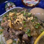 塩そば専門店 桑ばら - 国産牛スジの塩冷やしそば