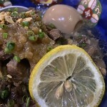 塩そば専門店 桑ばら - 国産牛スジの塩冷やしそば