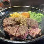 いきなりステーキ - この安い硬めの肉、好きなのよね。肉食ってる感があって。