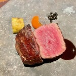 アカ - 2022.7.  島根県 黒毛和牛のフィレ肉の薪焼き