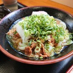 やなぎ屋 - 温玉肉ぶっかけ