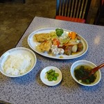 天平 - 料理写真:酢豚定食