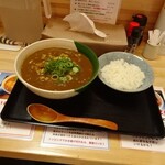 カレーうどん専科 祥 - 豚しゃぶカレーうどんとご飯