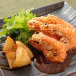 そばダイニング 玄 - ソフトシェルシュリンプガーリックチリソース　530円