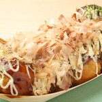 大阪ミナミのたこいち - 料理写真:たこ焼き(特製ソース)