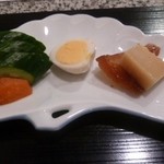 菅井 - お漬物盛り合わせ