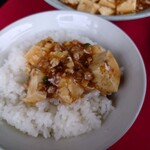 春香楼 - 自作マーボー丼