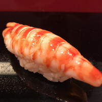 蛇の市 本店 - 私の大大好物の車海老。口の中で酢飯と一緒に消えていくのはいつもながら見事だ。