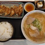 Nagahama ramen ichiriyuutei - ラーメン定食870円