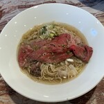 麺屋 リーブル - ※ただいまお休み中※ぶどう山椒の蕎麦 和牛炙り