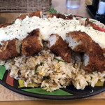 喫茶 ラヴリ - チキンカツ焼きめし