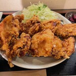 さくら亭 - 旨塩から揚げマウンテン定食(エベレスト)