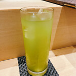 天冨良 麻布よこ田 - 緑茶ハイ