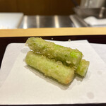 天冨良 麻布よこ田 - アスパラ