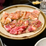 京松蘭 - ホルモンタレ焼き