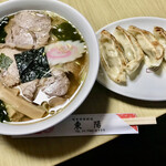 中華　東陽 - チャーシューメン& 餃子