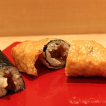 三谷 - 干瓢巻　と　鯨波　純米吟醸　(2013/04)