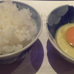 じどりや 穏座 - 炊き立てごはん、玉子