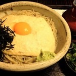 蕎麦切塩釜 - 山かけ