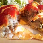 USAGI - オムレツ、ジャガイモとひき肉。