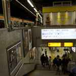 ウッドベリーズ - 中央線で駅に移動した後はホーム上より改札のあるフロアへと移動し