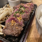 肉とワインとクラフトビール アンカーグラウンド - ランチステーキ