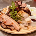 肉とワインとクラフトビール アンカーグラウンド - おまかせ肉盛り450g