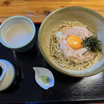手打ち蕎麦 㐂 - 料理写真:山かけ蕎麦(冷)1100円