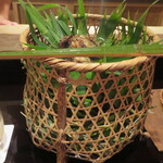 研覃 ほりべ - 先ほどの鮎が焼き上がりました