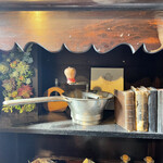 茨城レストラン フェリチタ - トイレ内の棚