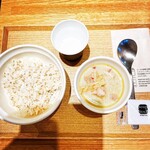 スープストックトーキョー - トムカーガイ（S）とライス　税込５９０円