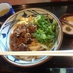 Marugame Seimen - 牛肉しぐれぶっかけ(並) 冷 430円