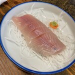 やまめ荘 - お刺身です。予約時に注文しないと頂けません