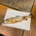 やまめ荘 - 岩魚の塩焼きです