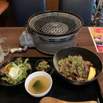 焼肉牛王 - ネギ塩牛タン丼　肉2倍