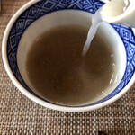 石臼挽き蕎麦香房 山の実 - 蕎麦湯