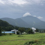 石臼挽き蕎麦香房 山の実 - お店の前の風景