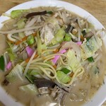 大峰ラーメン - 上から　ちゃんぽん